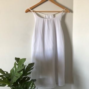 flowy white dress